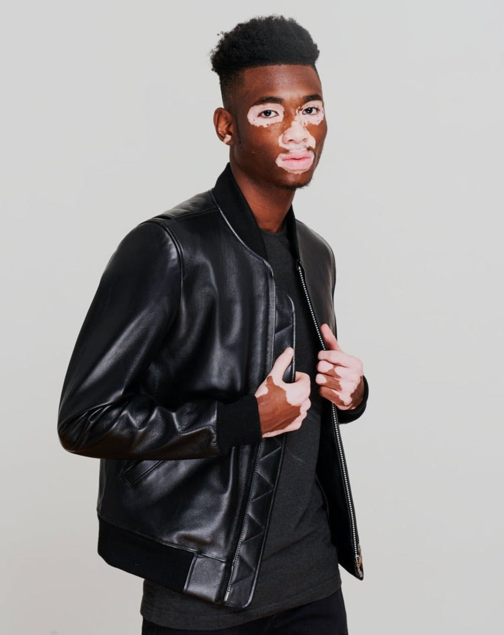 MA1 / Leather Bomber Jacket - Custom and Made to Order – Falcon 