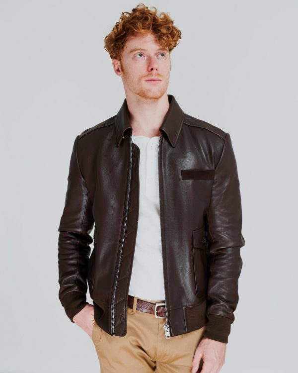 A2 Leather Flight Jacket - Custom and Made to Order – Falcon Garments