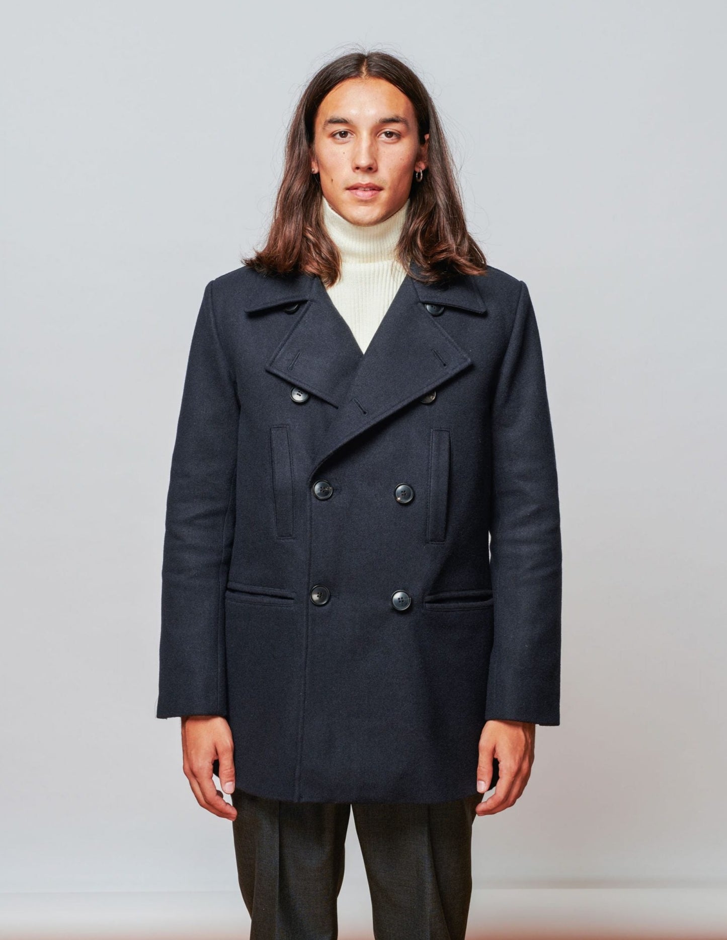 Admiral Peacoat - Custom and Made to Order – Falcon Garments