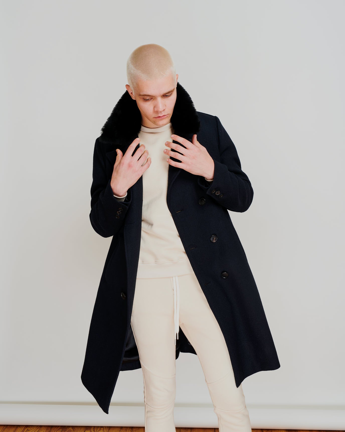 Double-Breasted Coat - Falcon Garments